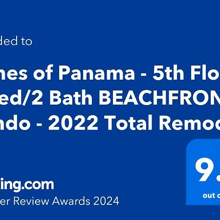 Total Remodel Beachfront 5Th Floor - 2 Bd & 2 Ba - Dunes Of Panama Panama City Beach Exterior photo